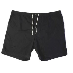 St John's Bay Deck Shorts Mens 6XL Black NWT Comfort Stretch